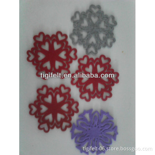 Eco-friendly Colorful Double-layer Felt Coasters